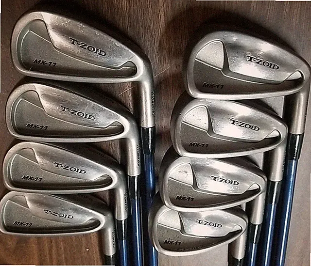 Mizuno T-Zoid Mx 11 Iron Set 3-Pw Regular Flex Exsar Blue Graphite Shafts