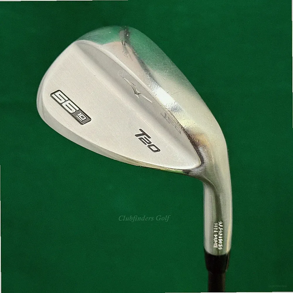 Mizuno T20 Chrome 56-10 56° Sand Wedge Project X LZ Blackout 5.5 Steel Regular