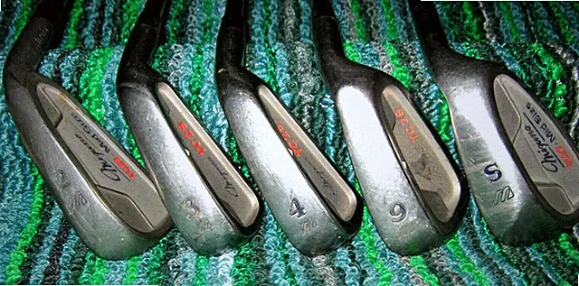 Mizuno TC29 Irons (2,3,4,9, S) and T Zoid Woods (3,5,7) RH R300 Steel Shaft