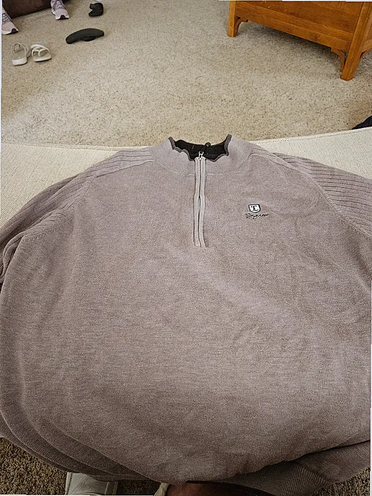 mizuno windlite sweater xxl grayish color great warm sweater lined