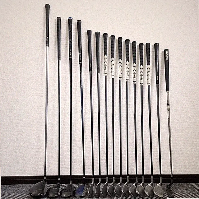 Mizuno Zephyr EG-185RV Club Set 1W 3W 7W 9W 3-9i Pw Aw Sw PT 15pc RH Men Golf