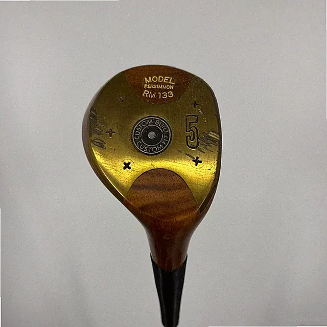 Model Persimmon RM 133 5 Wood Steel Shaft RH 42" Custom Made in USA Vtg