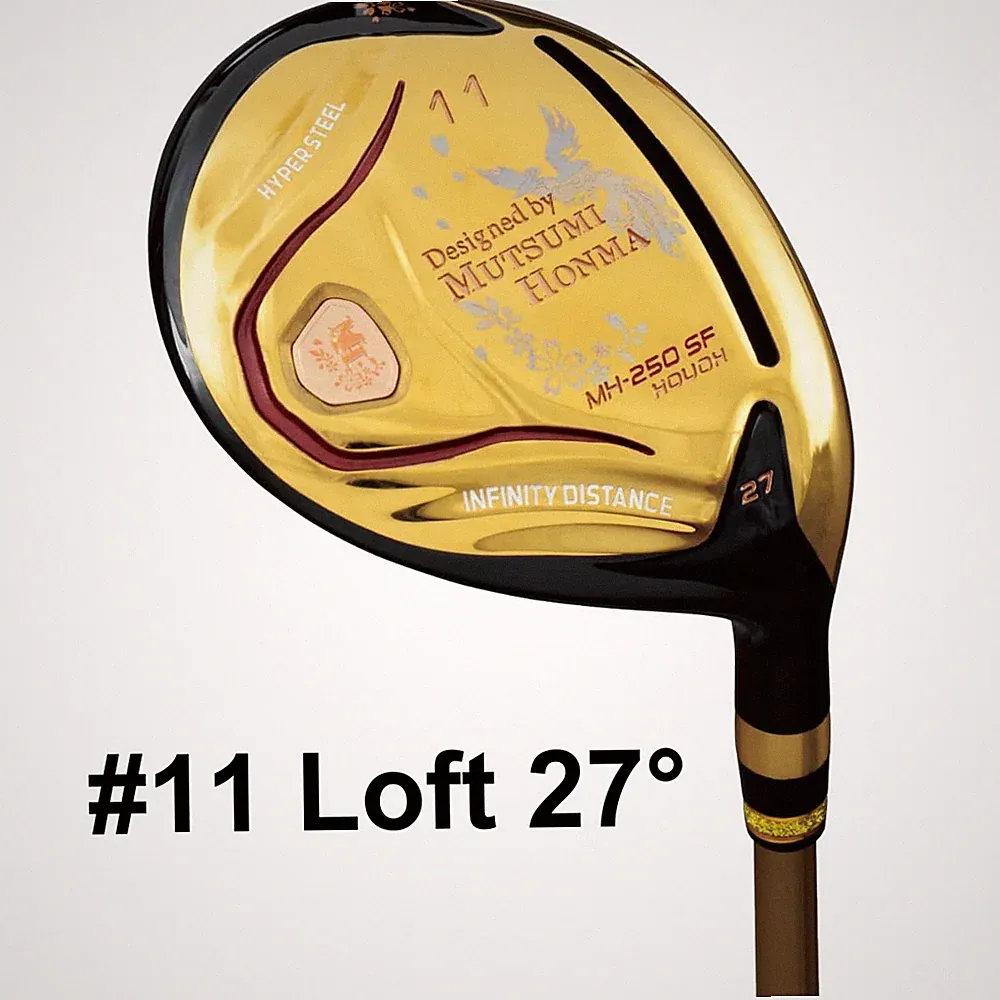 Mutsumi Honma Golf Club Fairway Wood 11W 27° MH250SF Phoenix FW Flex R SR Shaft
