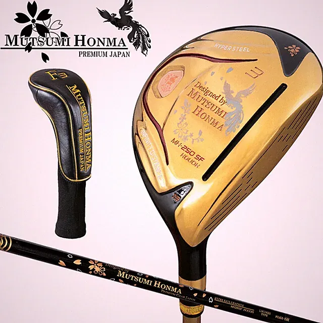 Mutsumi Honma Golf Fairway Wood 13W 30deg MH250SF graphite Flex Regular new