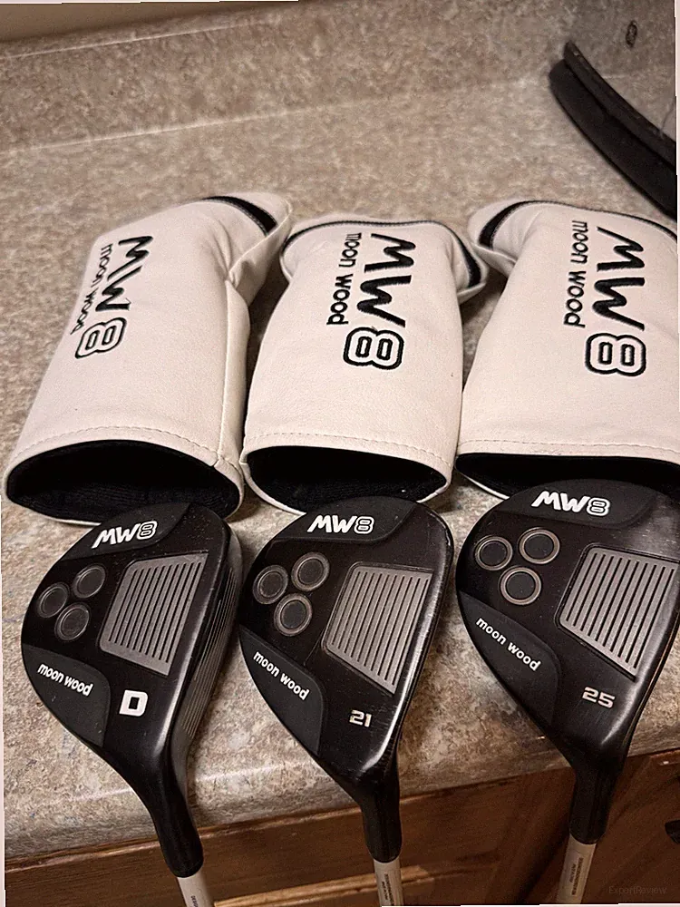 MW8 Moon Wood Golf Club Set Senior Flex Driver 21 25 Degree Fairway Set Package