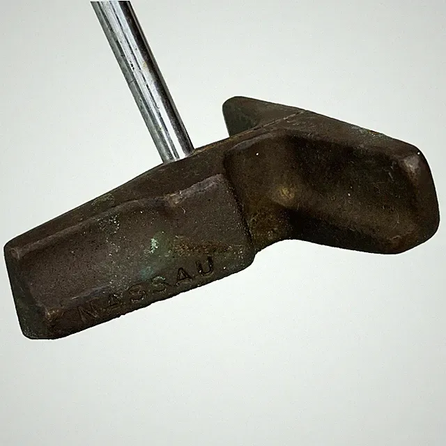 Nassau By Hoglund Putter Right Hand 35" Center Shafted Bronze Head Needs Grip
