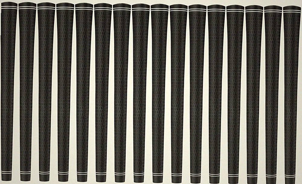 NEW 16 Piece KARMA MIDSIZE SOFT GRIP GOLF CLUB BLACK .600 VELVET GRIPS 55 Gram