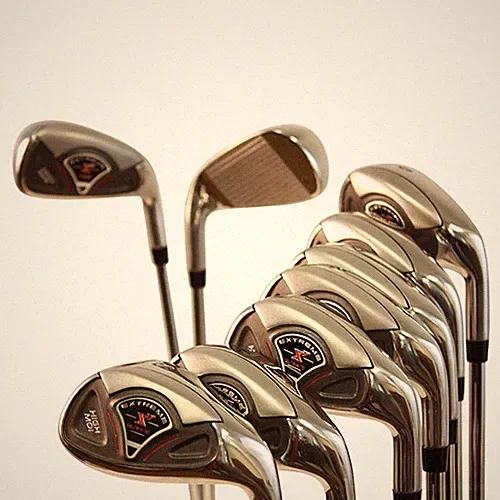 NEW +2" BIG TALL EXTRA LONG XXL GOLF CLUB XL IRON SET STIFF FLEX STEEL SHAFTS