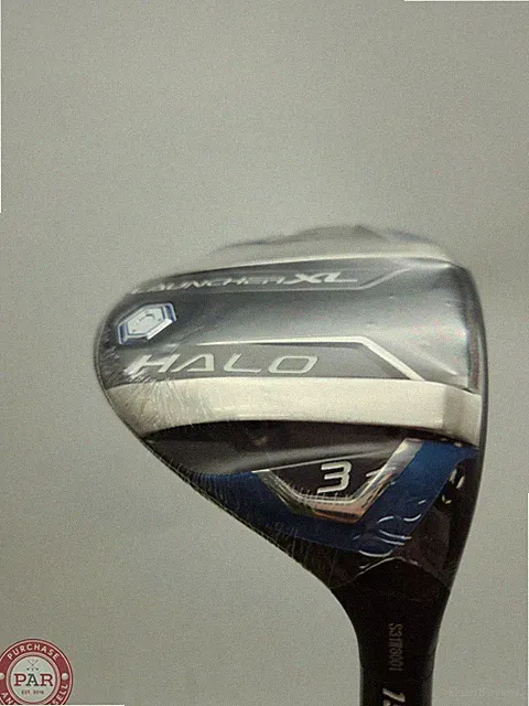 NEW 2021 CLEVELAND LAUNCHER XL HALO 3 WOOD 15* STIFF GRAFALLOY PROLAUNCH +HC BRA