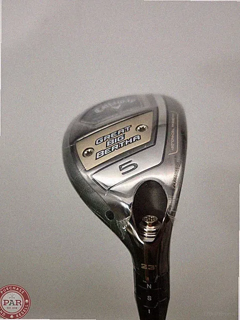 NEW 2023 CALLAWAY GREAT BIG BERTHA 5 HYBRID 23* REG AEROTECH STEELFIBER H PLUS +