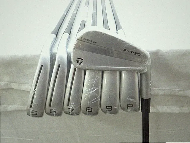 New 2023 TaylorMade P-790 Iron Set 4-PW Mitsubishi MMT 65g Regular Flex Graphite