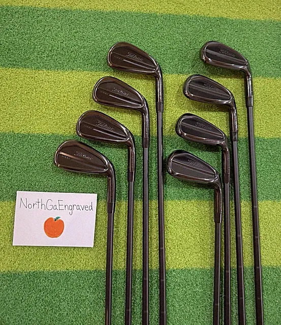 *New* 2025 Titleist T200 4-PW + 48° Black Iron Set w/ DG Onyx 105 S300 shafts
