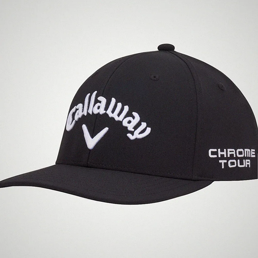 NEW 2026 Callaway Tour Authentic Performance Pro Black Adjustable Golf Hat/Cap