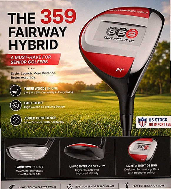 NEW 359 Fairway Hybrid Golf Club Regular Flex Right Handed Premium Performance