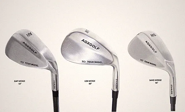 NEW! AGXGOLF GIRLS RIGHT HAND TCI SOFT FACE WEDGES (SET OF 3): 52°, 56° & 60°