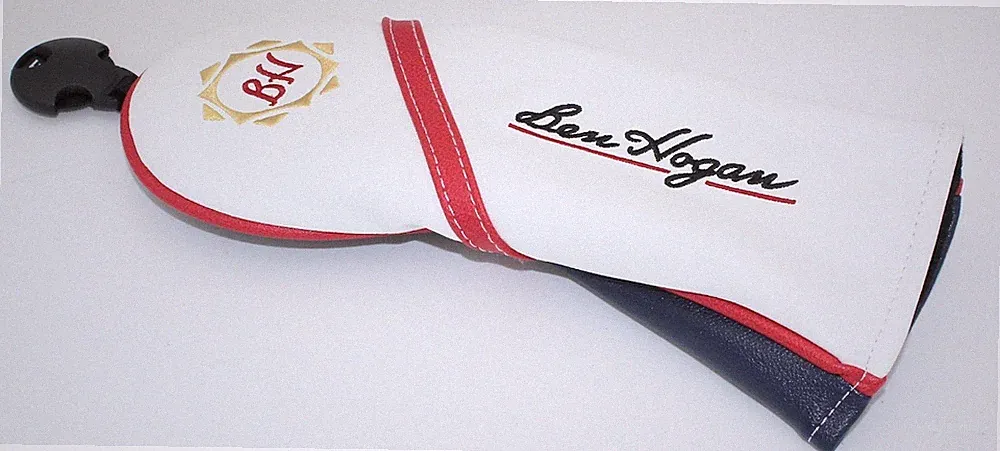 NEW Ben Hogan White/Red/Blue Hybrid Rescue Headcover Golf Club Head Cover
