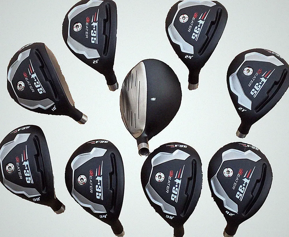 NEW Black Heater F-35 Hybrid Irons 3-PW Graphite Regular Flex, Standard Length