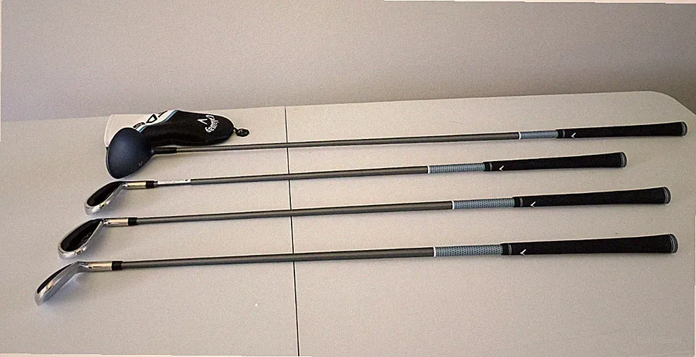 New Callaway Edge, graphite, regular flex, right-hand, golf clubs -- set of 4