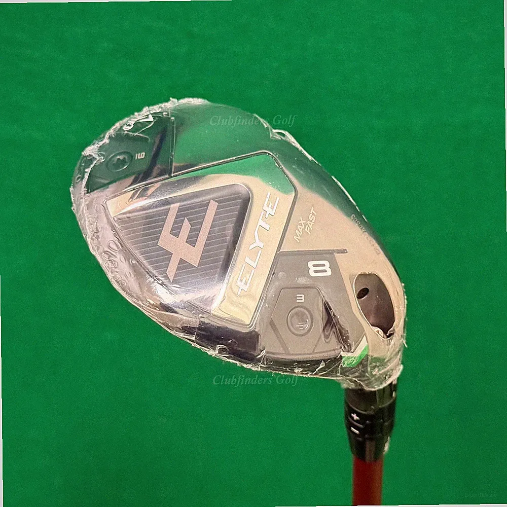 NEW Callaway ELYTE Max Fast 39° 8 Hybrid Denali Red 70g HY 5.5 Graphite Regular