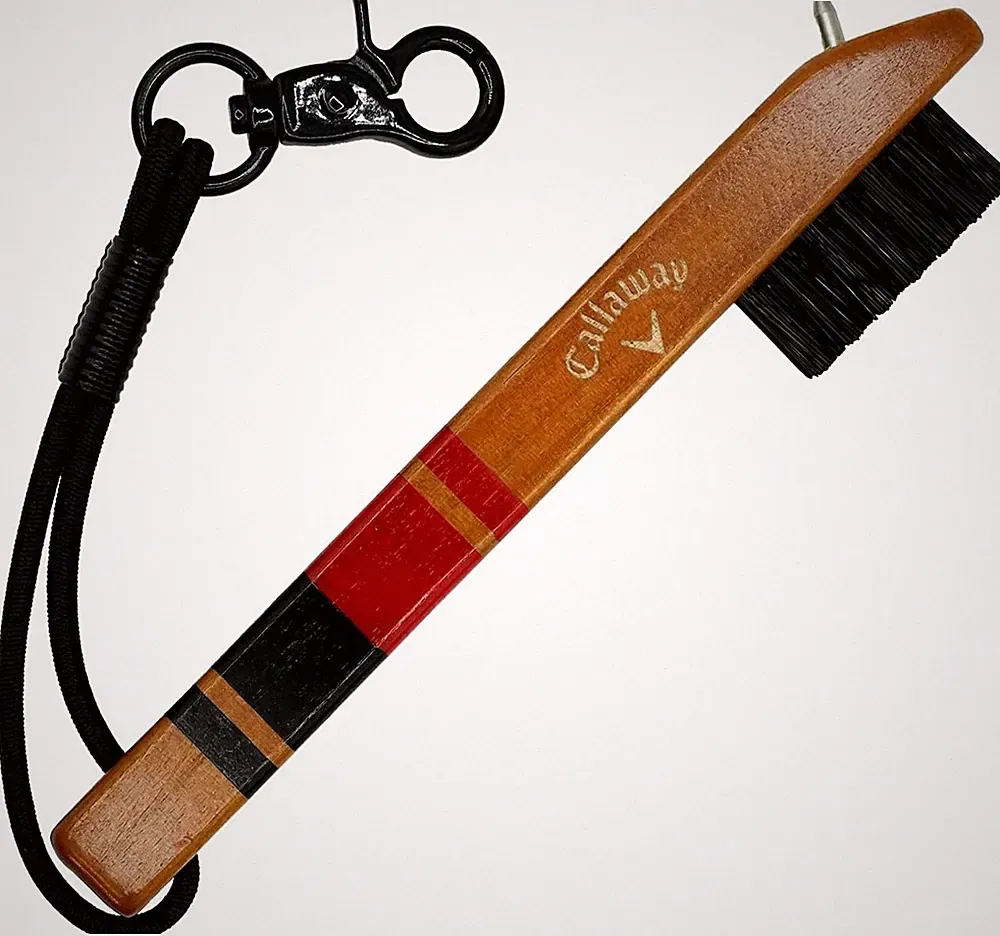 New Callaway Golf Heritage Premium Wood Club Brush Red/Black - nylon bristles