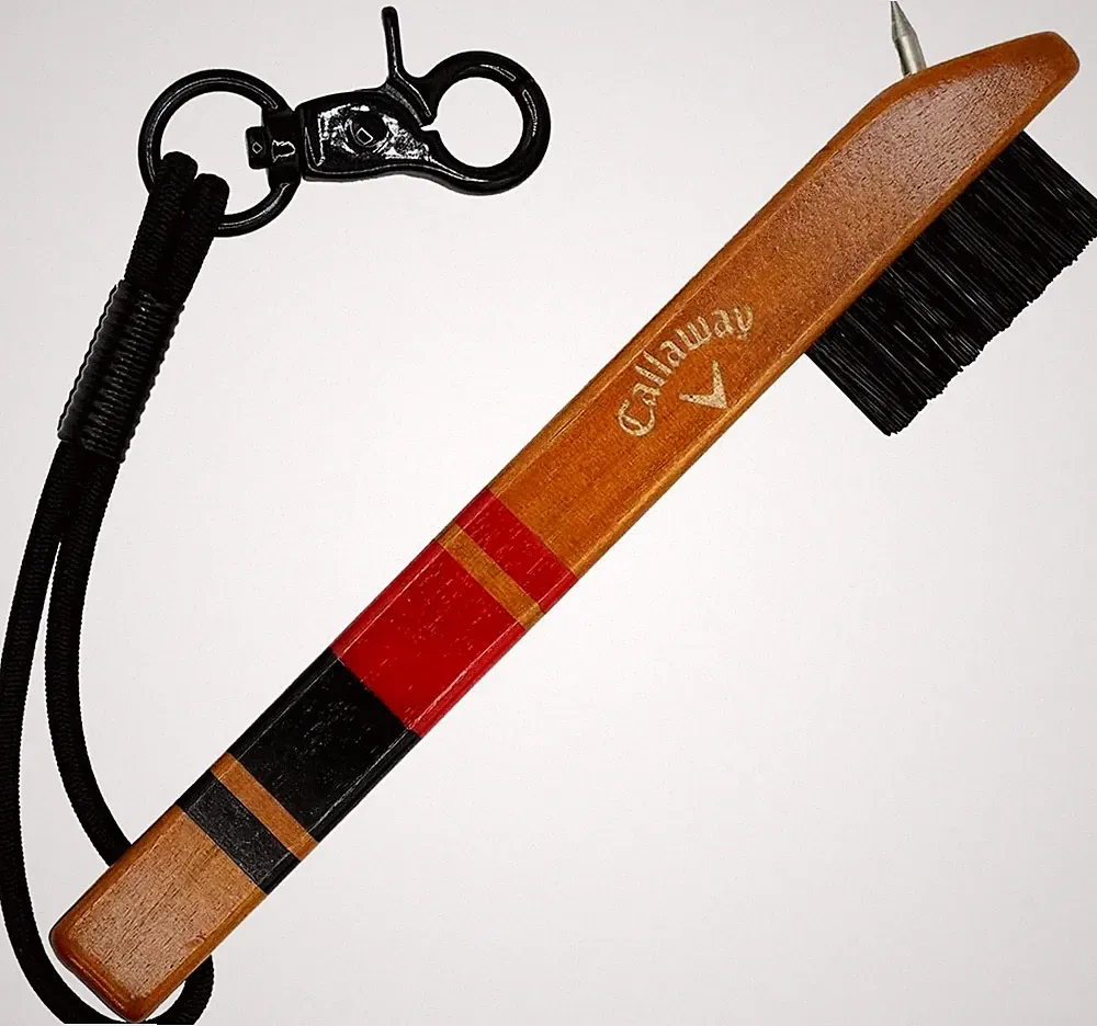 New Callaway Golf Heritage Premium Wood Club Brush Red/Black - nylon bristles
