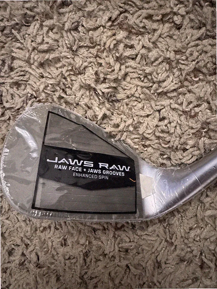 New Callaway JAWS RAW 58° Wedge In Plastic True Temper Tour Issue Steel Shaft