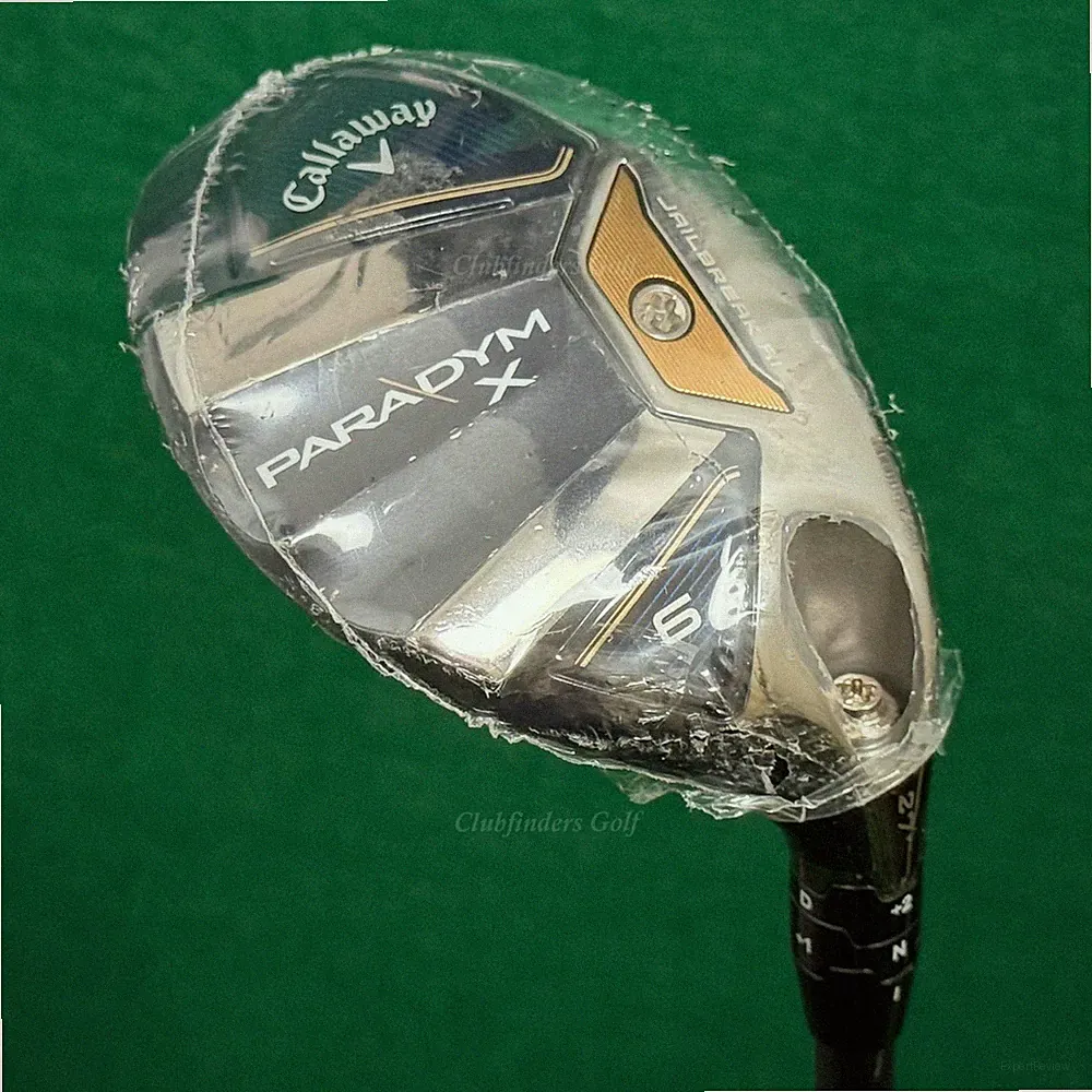 NEW Callaway Paradym X 27° 6 Hybrid MMT Type-304SS 80-S Graphite Stiff