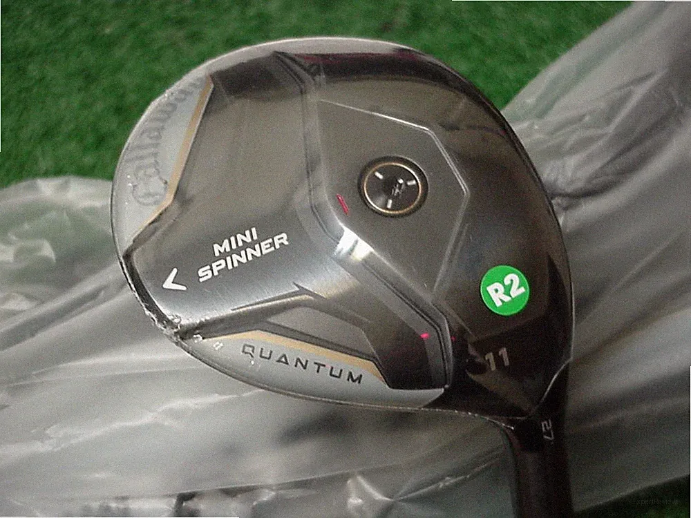 New Callaway Quantum Mini Spinner 27 degree 11 Wood Vanquish R2 Senior Flex