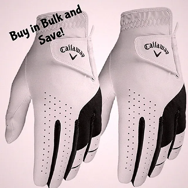 NEW Callaway Weather Spann All-weather Golf Glove 2-Pack - Size L Cadet LH