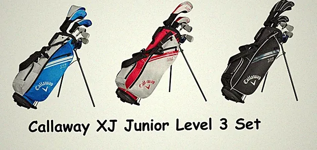 New Callaway XJ Junior Level 3 Complete Set Pick Color