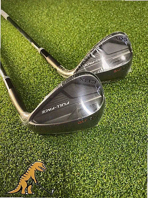 New Cleveland CBX Full Face Black 56.10*, 60.10* Wedge Set Dynamic Gold 115g