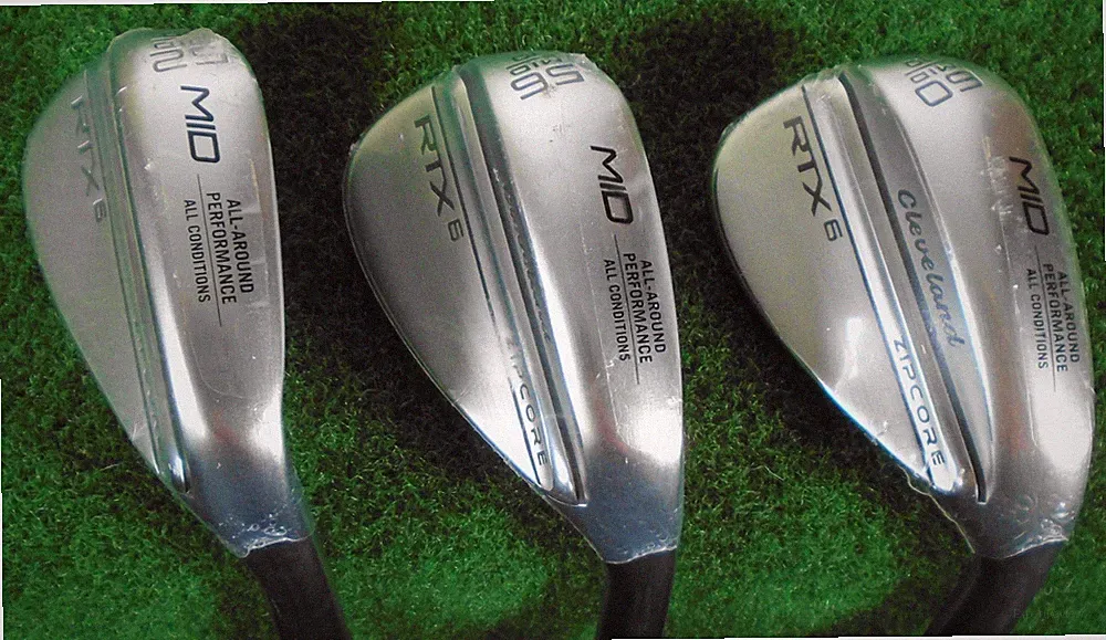 New Cleveland RTX 6 52/10, 56/10, 60/10 Wedge Set, DG Spinner Tour Issue, Std.