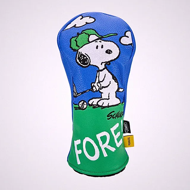 New!! CMC Design's Peanuts Snoopy "FORE" Fairway Head Cover