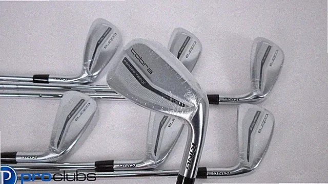 NEW COBRA '2022 KING FORGED TEC-X IRONS 5-PW,GW STEEL KBS REGULAR #413413