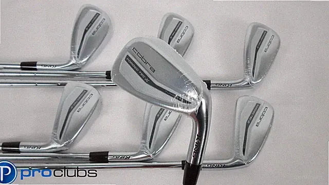 NEW COBRA '2022 KING FORGED TEC X IRONS 5-PW,GW STEEL KBS TOUR LITE STIFF 413414