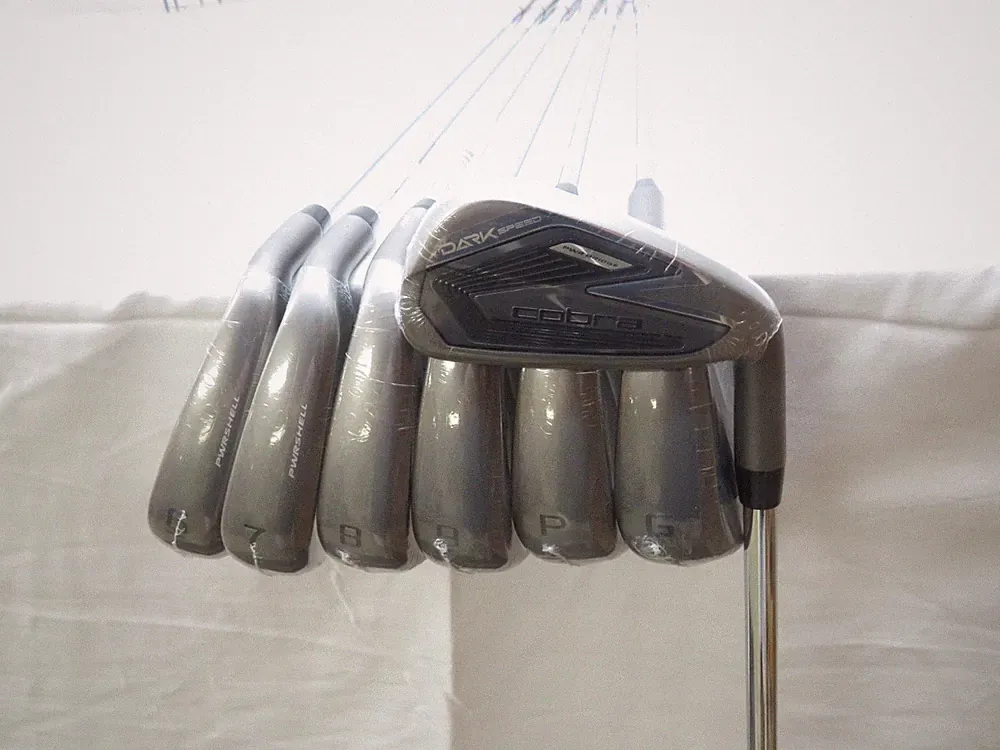 New Cobra Dark Speed Iron Set 5-PW,GW KBS Tour Lite Stiff Flex Steel Shafts