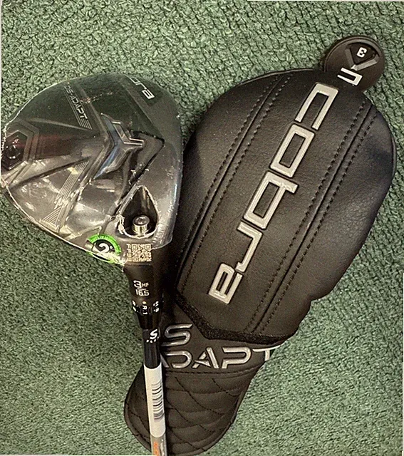 NEW Cobra DS ADAPT X 3HF Wood 16.5° -Denali Blue 60g 6.0 Stiff Flex Right Hand