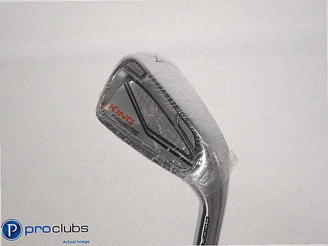 New! Cobra KING Forged Tec 7 Iron - KBS C-Taper Lite 110g Stiff Flex - 379125