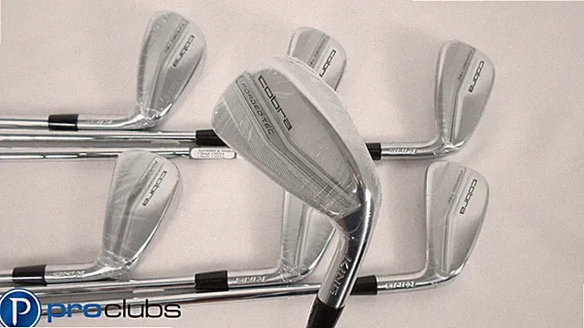 NEW COBRA KING FORGED TEC IRONS 4-PW STEEL KBS S-TAPER LITE REGULAR FLEX 413408