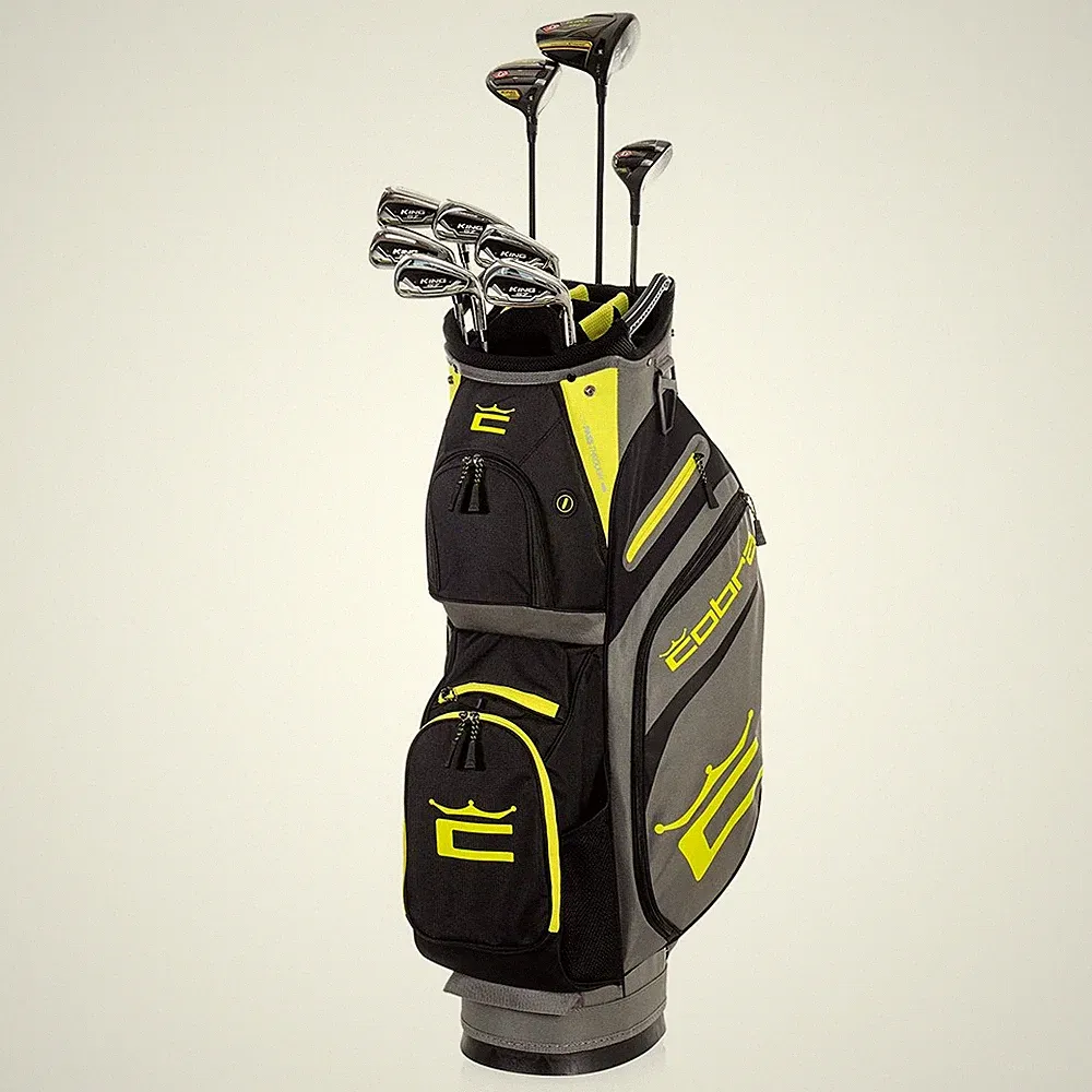 NEW Cobra SpeedZone Complete Golf Set with Bag,Driver,Irons,FW,Hybrid