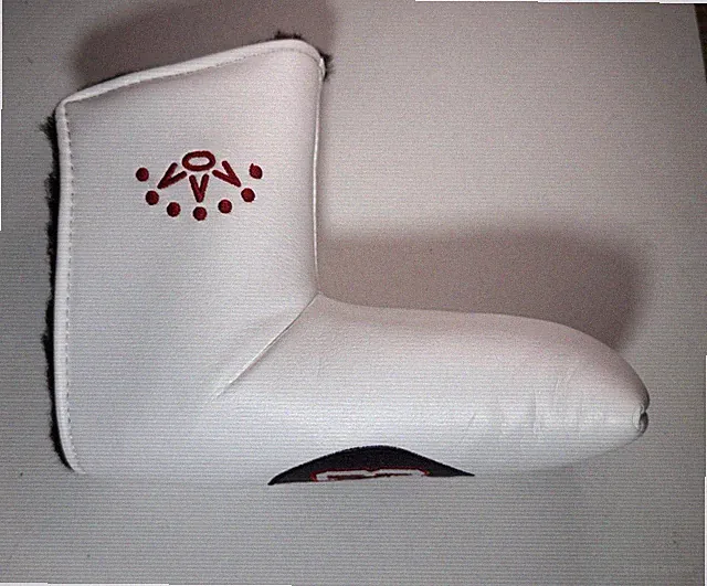 [new condition] Titleist 43 White Putter Headcover Red Script Logo Navy OBO