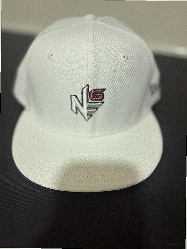 New Era PXG Golf 59Fifty Fitted Hat Cap Black White, Size 7 5/8