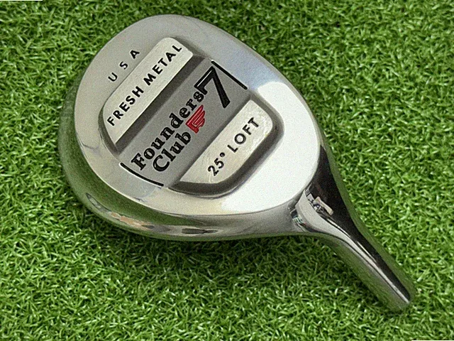NEW Founders Club Fresh Metal 7 WOOD 25* (Head Only) Right Handed Rail Sole NOS
