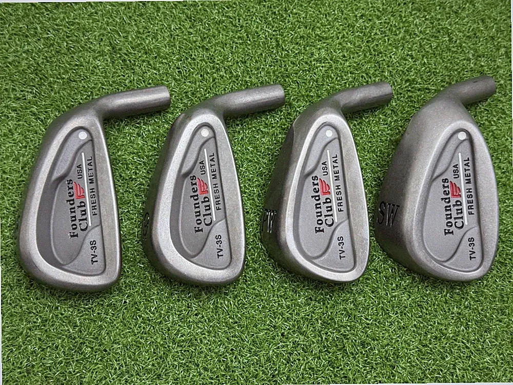 NEW Founders Club Golf Fresh Metal TV-3S Partial Iron Set 8 9 PW SW (Heads) RH