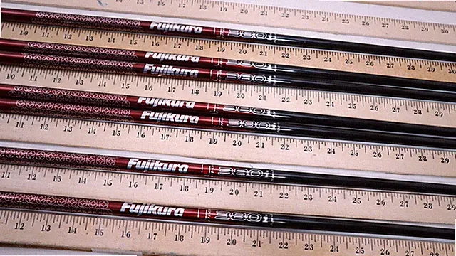 New Fujikura 380I 80G Regular 40.5" 7pc Iron Shaft Set .370 927417