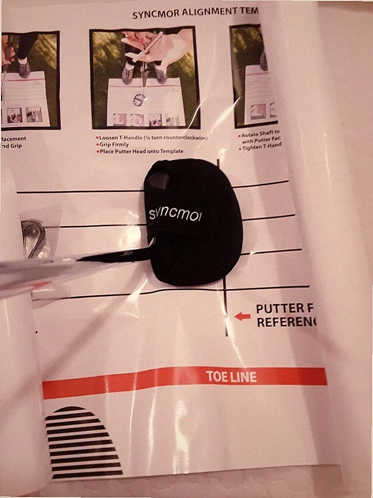 NEW Golf club training putter Syncmor improve short game club dvd & cover