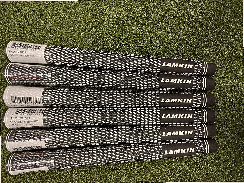 New golf Lamkin Crossline grip 58R BLK/WHT OVERSIZE
