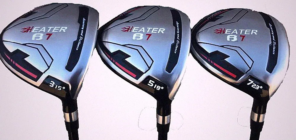 NEW HEATER B7 TaylorFit #3,5,& 7 Fairway Woods Steel Regular Standard Mens Set