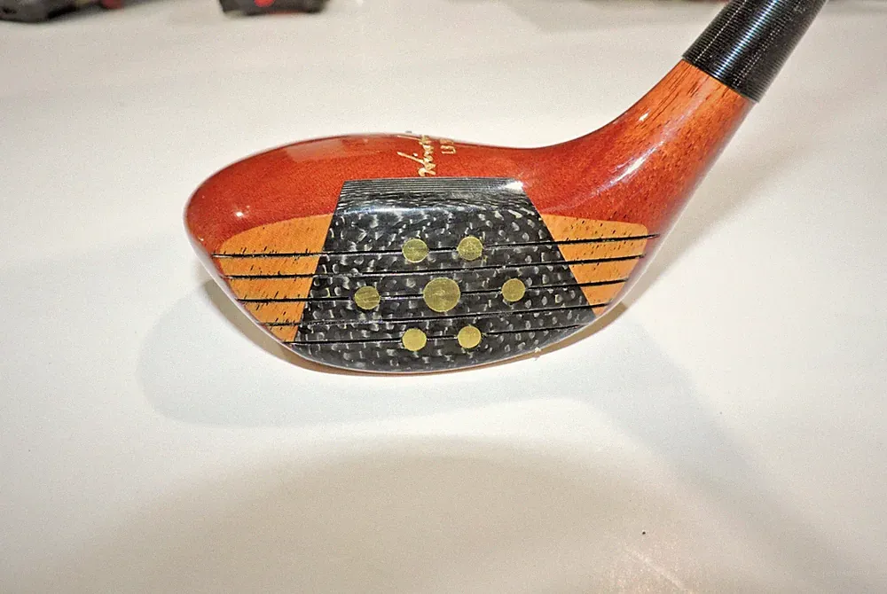 NEW Hiro Honma LB 280 3 wood PERSIMMON Golf Club Carbon fiber face, RH, R-2 flex