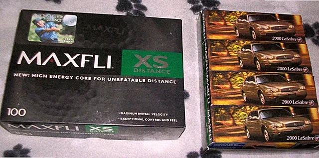 New IB Greg Norman Ben Crenshaw MaxFli XS Buick Golf Balls Set of 12 - 4 sleeves